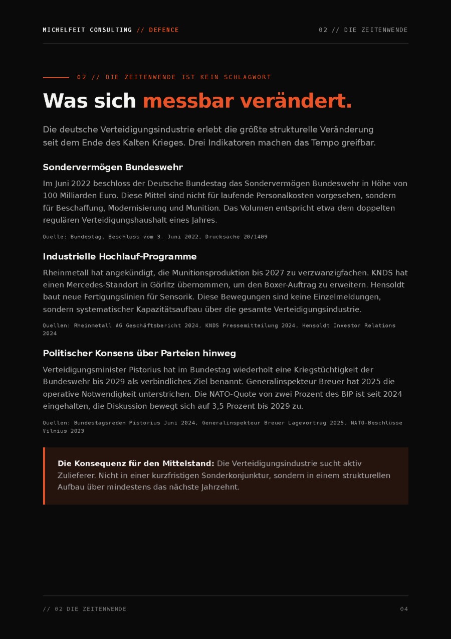 Whitepaper Seite 4 – Die Zeitenwende ist kein Schlagwort